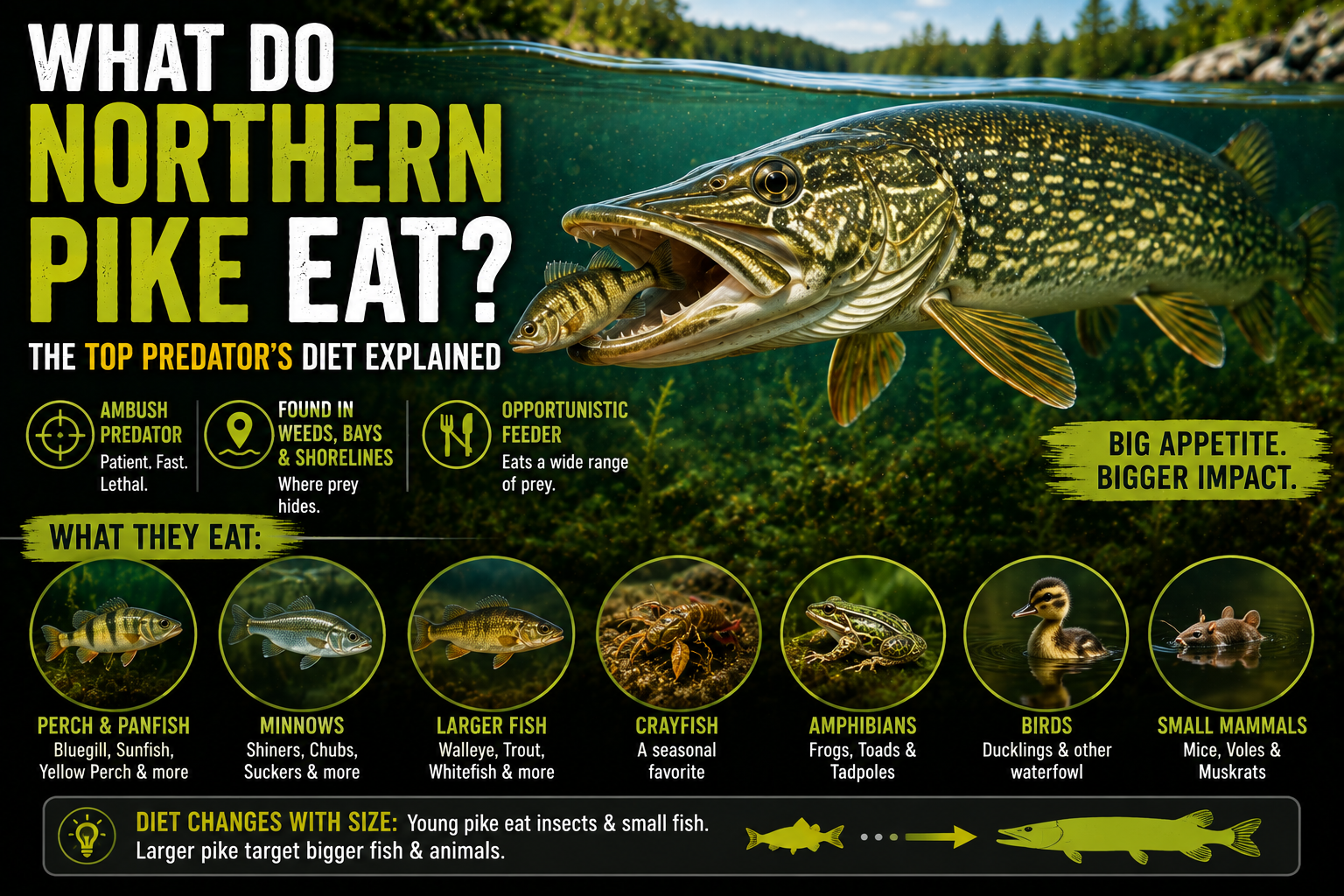 What Do Northern Pike Eat?