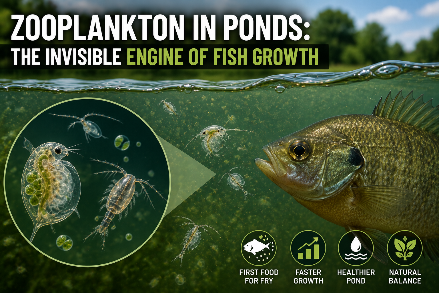 Zooplankton in Ponds: The Invisible Engine of Fish Growth