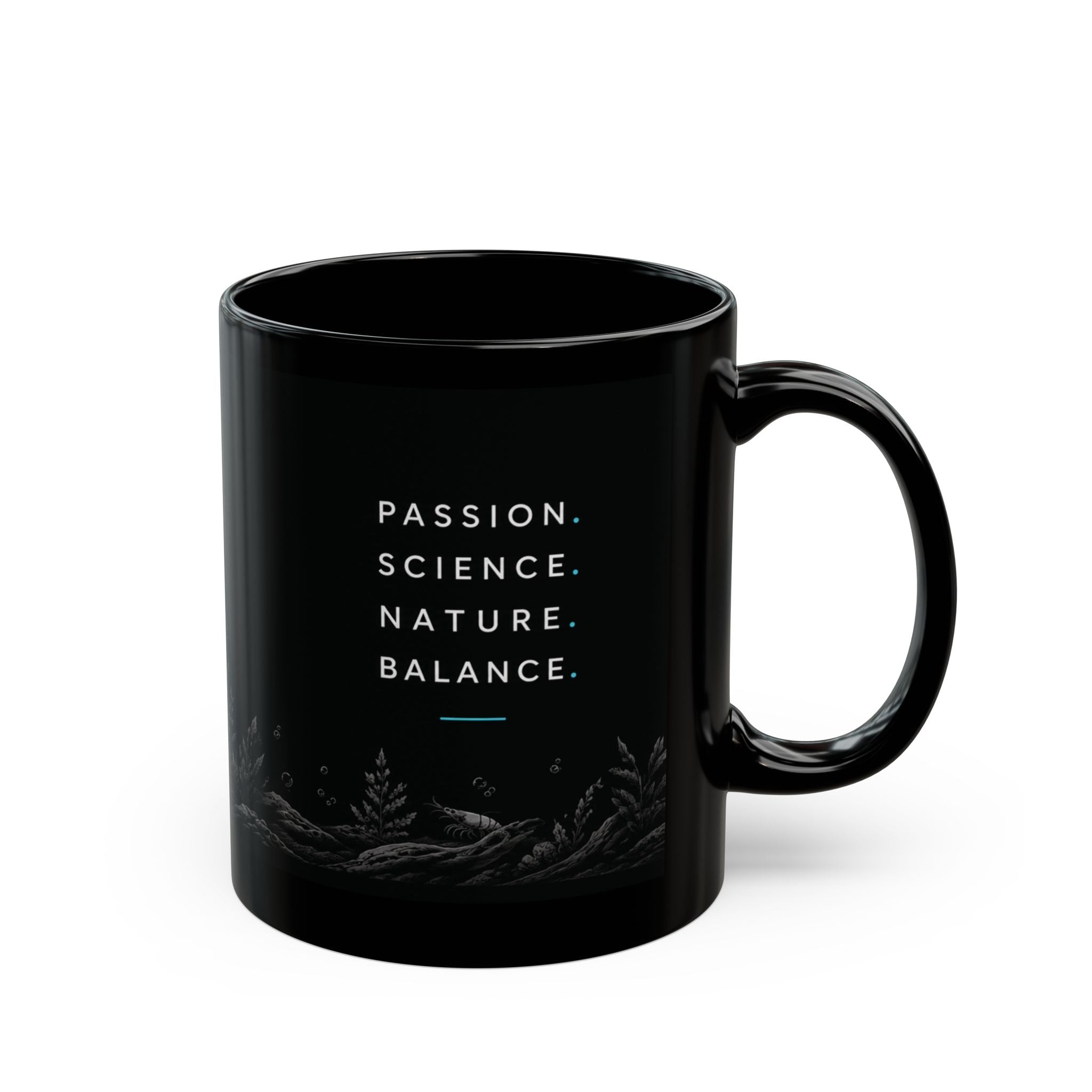 Blackwater Aquatics Mug – Aquarium, Betta & Shrimp Coffee Mug (11oz, 15oz)