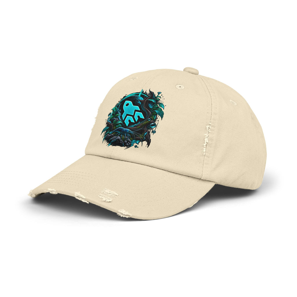 Blackwater Aquatics Distressed Baseball Cap — Aquarium & Fishkeeping Hat