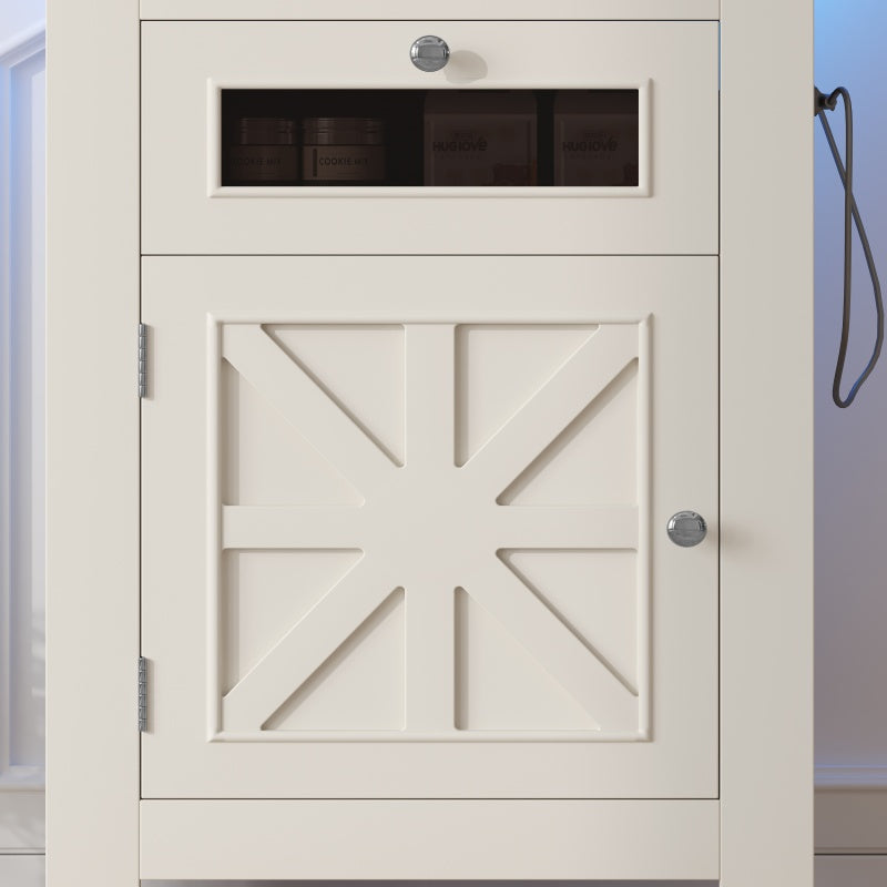 10-15 Gallon Fish Tank Stand, Aquarium Stand With Power Outlets, 198LBS Capacity, Fish Tank Table With Storage Cabinet And Drawer, Aquarium Table For Reptile Terrarium Stand