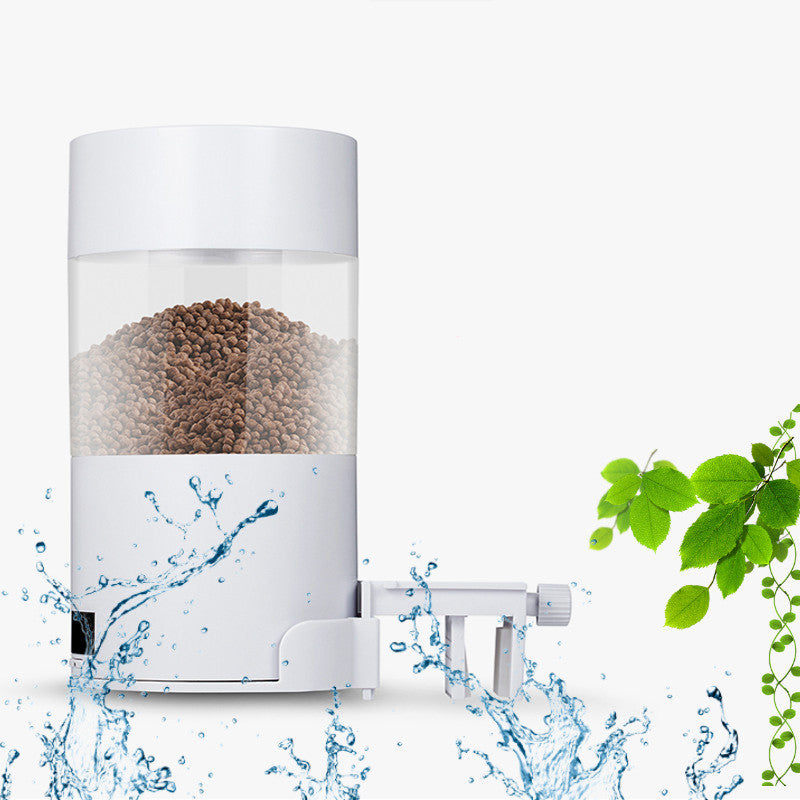 Automatic Fish Feeder | USB Rechargeable 2-Month Battery | 24-Hour Programmable Timer | For Aquariums & Ponds