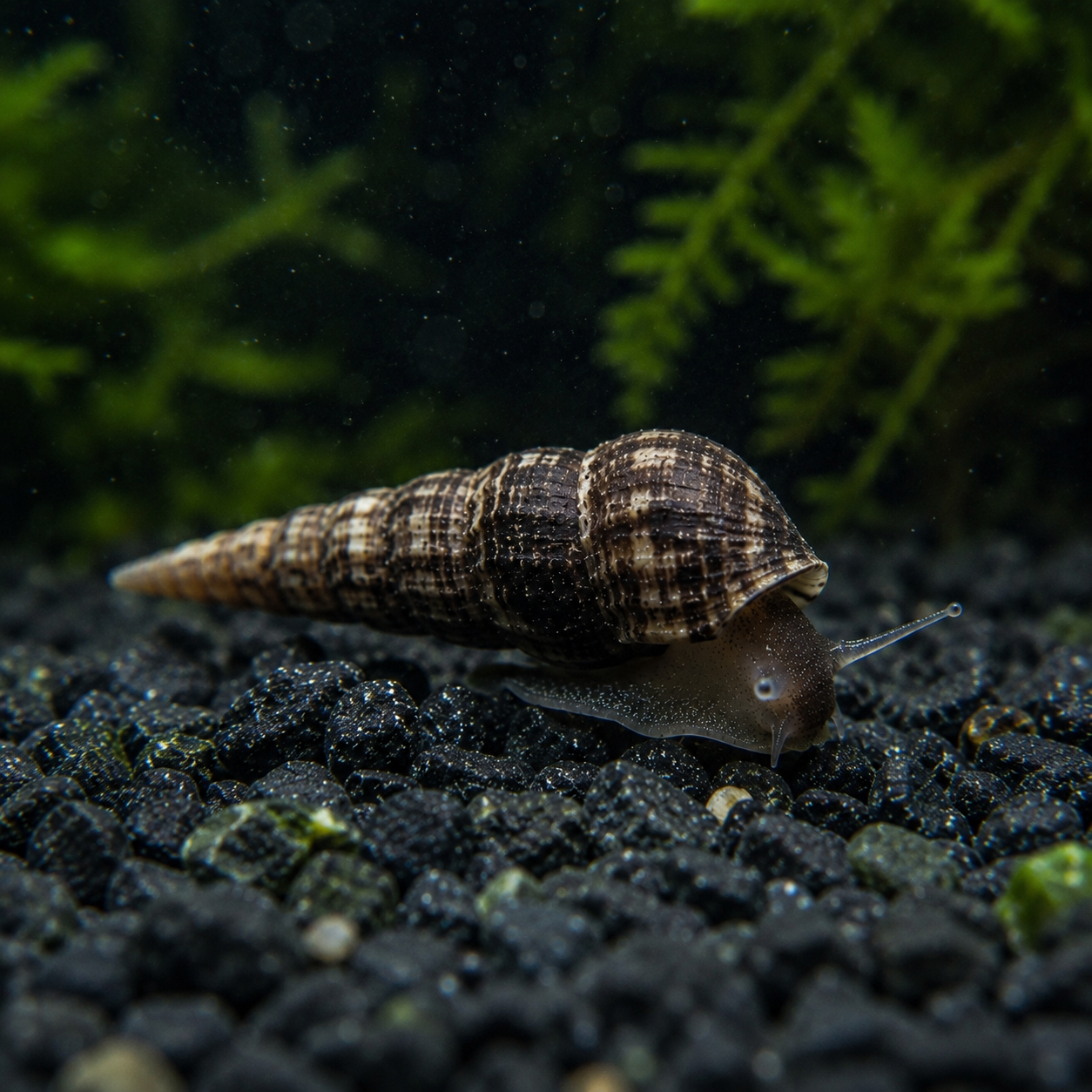 Healthy Malaysian Trumpet Snails for sale in Canada – beneficial freshwater cleanup crew for planted tanks, shrimp aquariums and community fish tanks